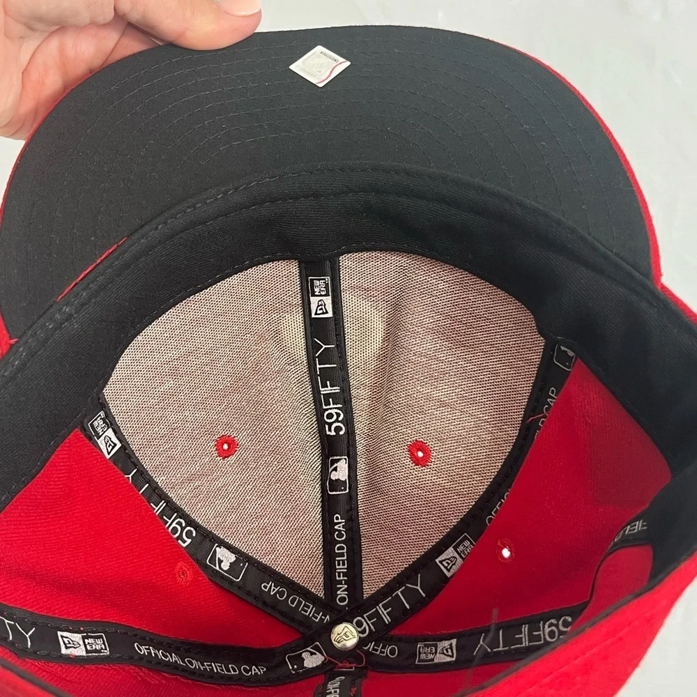 Phillies World Series Fitted Cap Hat 2008 - 7 7/8 - New Era 59Fifty